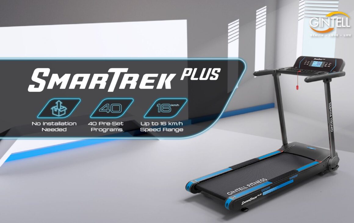 GINTELL SmarTREK Plus treadmill with Double Wave Cushioning, ideal for serious runners in Malaysia