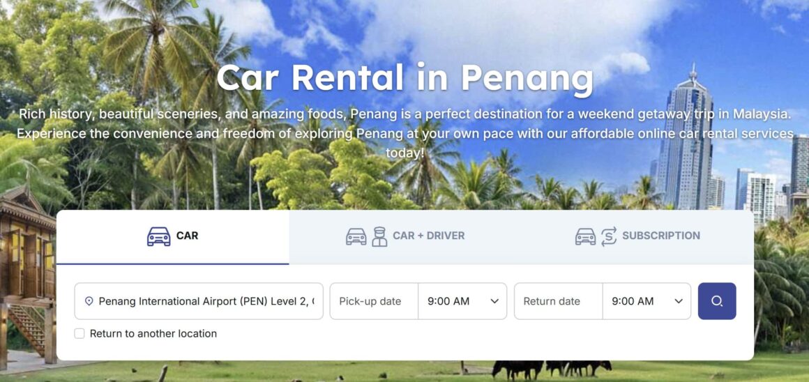 best car rental in penang