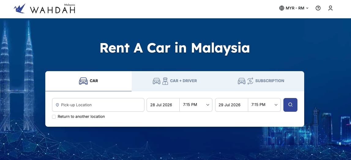 Best Car Rental Companies in JB WAHDAH Malaysia