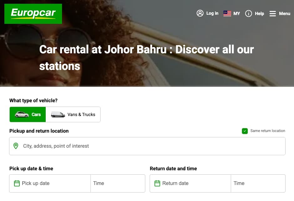 Best Car Rental Companies in JB Europcar Malaysia
